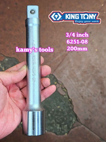 Cần nối khúc nối tuýp 3/4 inch Kingtony dài 4 inch 8 inch 16 inch 6251-04 6251-08 6251-16