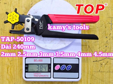 Kìm bấm lỗ dây nịt TOP TAP-50109 (kìm bấm lỗ thắt lưng, kềm bấm lỗ dây nịt)