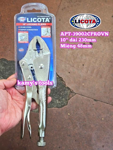 Kìm bấm chết xi trắng 10 inch Licota APT-39002CPROVN miệng 48mm