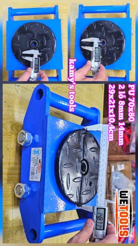 Con rùa di chuyển 6 tấn model CRA-4 Wetools, xe rùa đẩy hàng tải trọng cao giúp di chuyển hàng hoá nặng trong nhà xưởng nhà máy