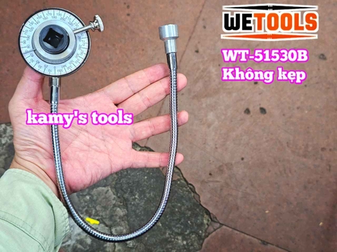 Dụng cụ đồng hồ đo góc quay lực siết bulong đồng hồ đo góc siết có kẹp 1/2 inch Wetools WT-5153