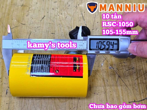 Kích thủy lực 10 tấn hành trình 50mm RSC-1050 106mm-156mm dạng lùn Manniu