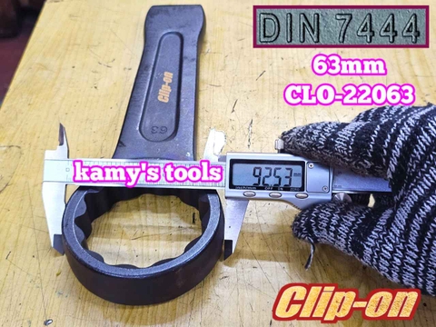 Cờ lê vòng đóng 63mm DIN7444 Clip-On CLO-22063