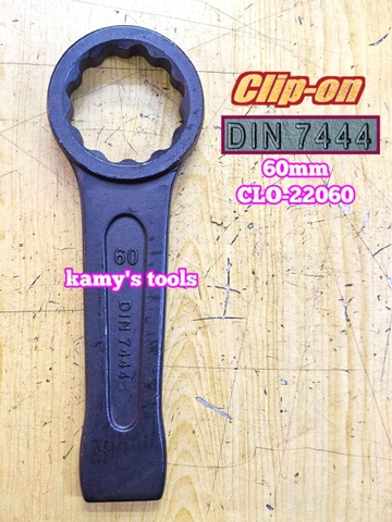 Cờ lê vòng đóng 60mm DIN7444 Clip-On CLO-22060
