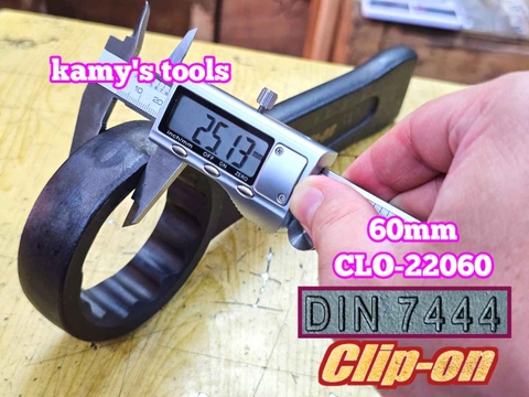 Cờ lê vòng đóng 60mm DIN7444 Clip-On CLO-22060