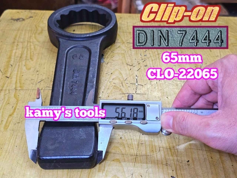 Cờ lê vòng đóng 65mm DIN7444 Clip-On CLO-22065