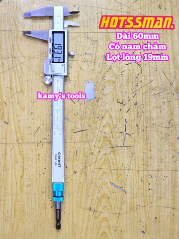 Đầu chuyển chuôi lục giác ra bắn vít 1/4 inch Hotssman dài 60mm HOTS-25601