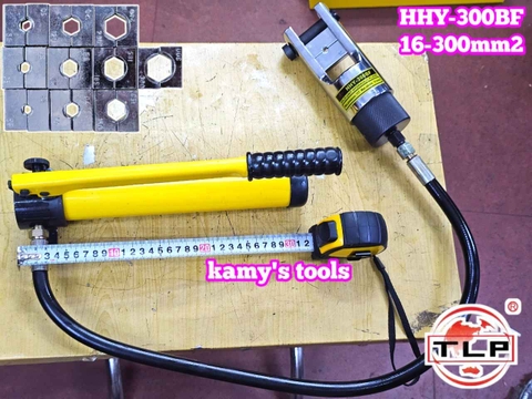Đầu ép cos thủy lực HHY-300BF 16-300mm2 11 bộ khuôn TLP