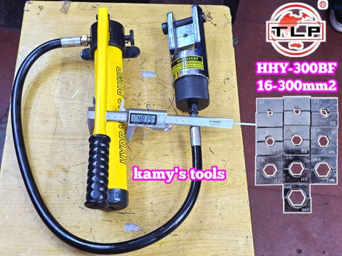 Đầu ép cos thủy lực HHY-300BF 16-300mm2 11 bộ khuôn TLP
