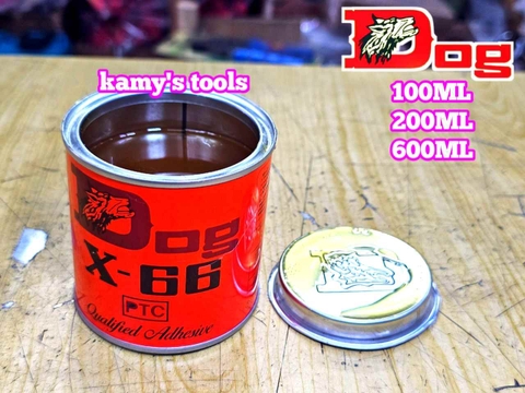 Keo con chó Dog X-66 loại 100ml 200ml 600ml