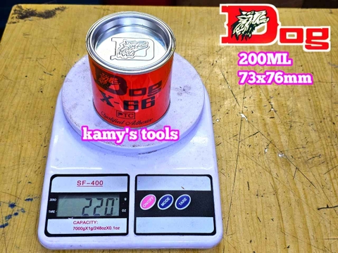 Keo con chó Dog X-66 loại 100ml 200ml 600ml