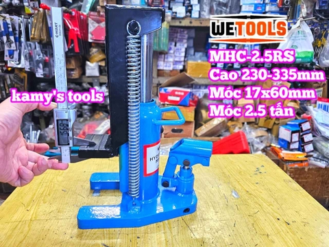 Đội móc 2.5 tấn đội đầu 5 tấn kích móc MHC-2.5RS Wetools kích chân