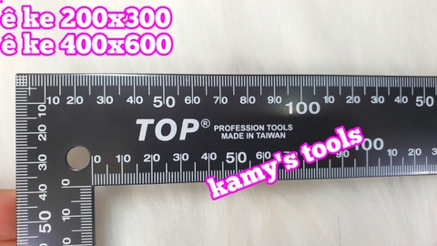 Thước góc vuông êke TOP 200X300mm TB-6503 400x600mm TB-6501