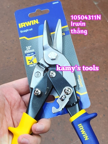 Kéo cắt tôn Irwin 10 inch 250mm mũi thẳng model 10504311N
