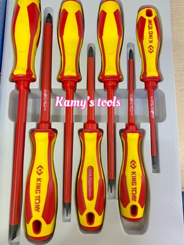 Bộ tua vít cách điện Kingtony 30607MR 7 cây, tô vít