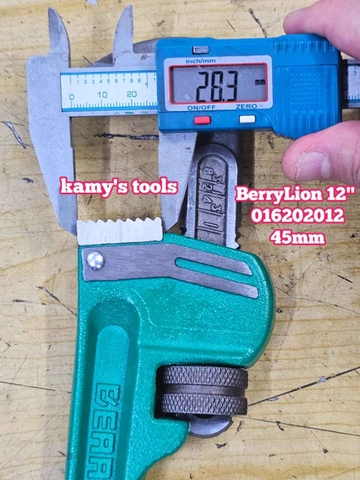 Mỏ lết răng BerryLion 016202012 dài 12 inch 300mm ngàm kẹp 45mm