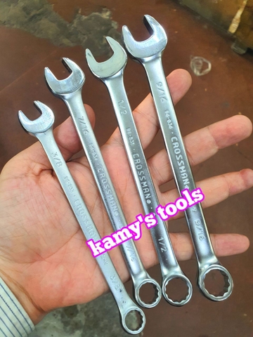 Bộ cờ lê vòng miệng hệ Inch Crossman 96-084 11 chi tiết 3/8 inch - 1 inch (3/8-1)