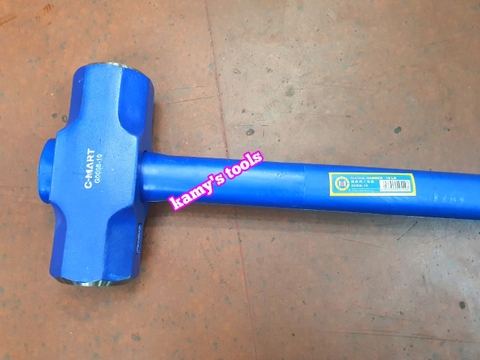 Búa thép đầu lục giác cán cao su 6LB 8LB 10LB C-mart model G0006-6 G0006-8 G0006-10