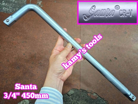 Cần tuýp cong L 3/4 inch dài 18 inch 450mm Santa 86-118