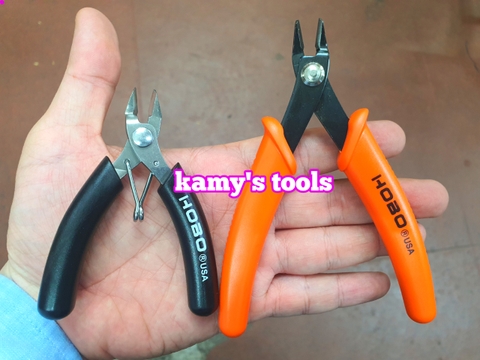 Kìm cắt chân linh kiện HOBO 3.5 inch và 5 inch, lưỡi kìm siêu sắc cắt ngọt, kềm cắt