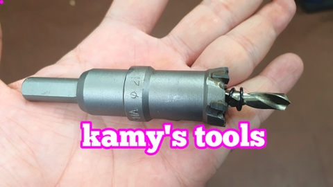 Mũi khoét inox sắt đầu hợp kim công nghệ Đức cao cấp 15mm-53mm