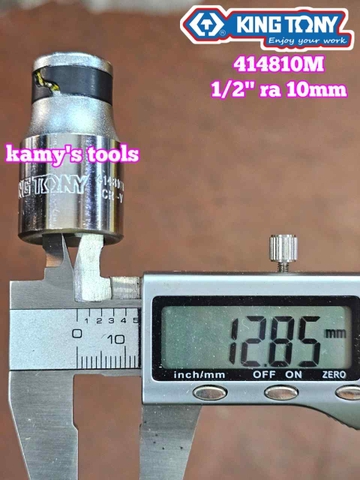 Đầu chuyển bulong 1/2 inch sang đầu vít đóng 10mm 414810M Kingtony