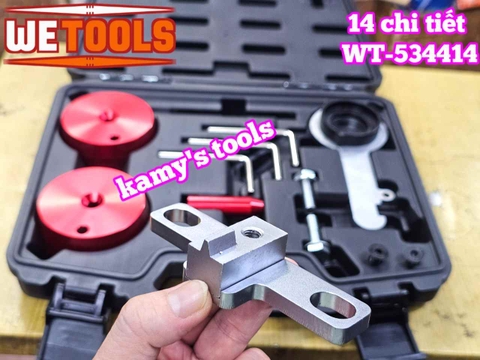 Bộ dụng cụ cân cam dưỡng đặt cam xe Ford Ranger Everest Bi Turbo 2.0 TDCi EcoBlue Transit Wetools 14 chi tiết WT-534414