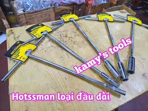 Cần tuýp chữ T loại dài Hotssman lọt lòng khoảng 45mm-50mm cỡ 8mm 10mm 12mm 13mm 14mm 17mm