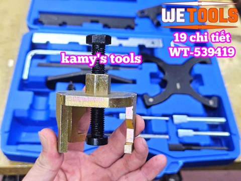 Bộ dụng cụ cân cam dưỡng đặt cam xe Ford Mazda 19 chi tiết Wetools WT-539419