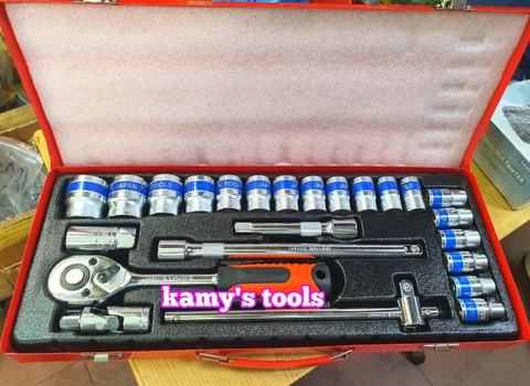 Bộ tuýp đầu khẩu 24 chi tiết 1/2 inch lục giác 8-32mm Tifone