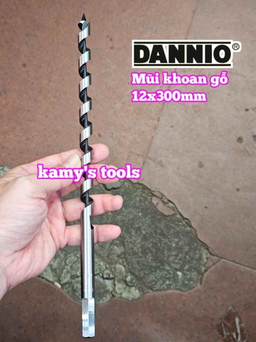Mũi khoan gỗ xoắn ốc đuôi lục giác 8mm 10mm 12mm 14mm 16mm 18mm 20mm 22mm 25mm dài 300mm Dannio
