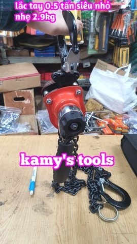 PA LĂNG XÍCH LẮC TAY NITTO 0.5 TẤN 500KG XÍCH DÀI 1.5 MÉT VR-05