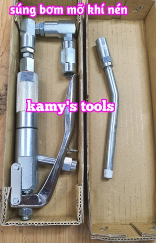 Tay bơm mỡ, dụng cụ bơm mỡ bò bằng khí nén