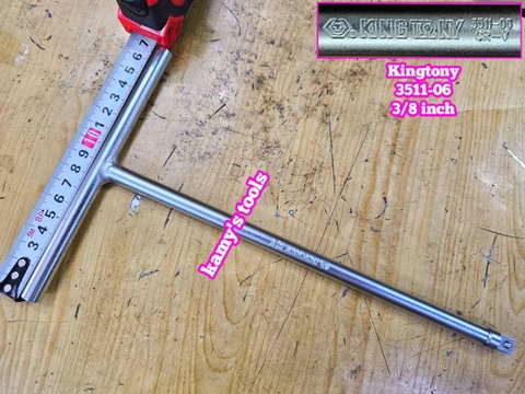 Cần tuýp chữ T 3/8 inch Kingtony model 3511-06 dài 6 inch 170mm