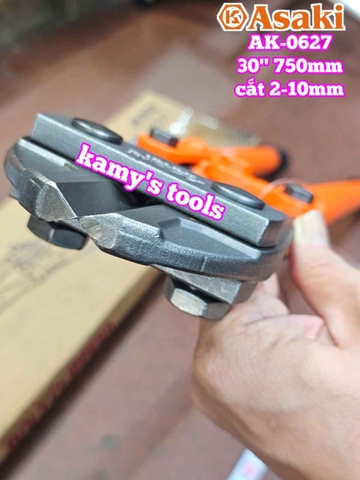 Kìm cộng lực cắt sắt kẽm Asaki 30 inch 750mm AK-0627 cắt 2-10mm