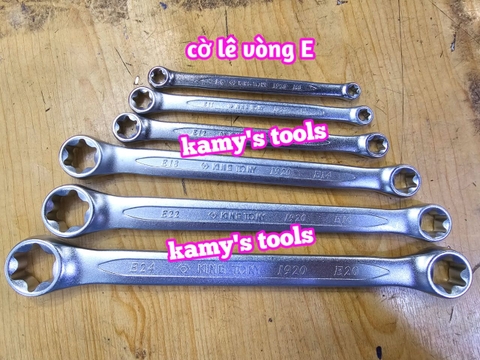 Cờ lê 2 đầu vòng E Kingtony 6x8 7x11 10x12 14x18 16x22 20x24 19200608 19200711 19201012 19201418 19201622 19202024