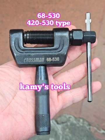 Cảo tháo mắt sên xe gắn máy Crossman model 68-530 type 420-530, cảo sên xe, vam đột xích, cắt xích