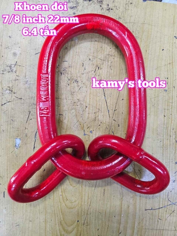 Vòng khoen đôi xuyến đôi 6.4 tấn 7/8 inch đường kính 22mm Wetools WTML-7816