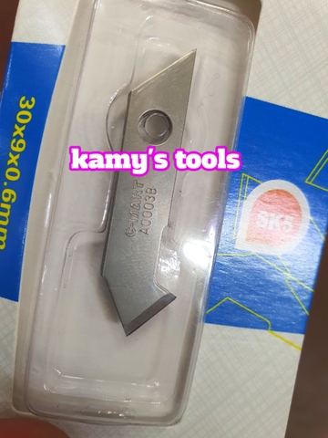 Dao móc câu rọc nhựa mica Asaki AK-8740 C-mart A0003 và lưỡi dao A0003B