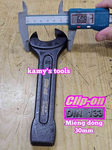 Cờ lê miệng đóng 30mm DIN133 Clip-On CLO-932030