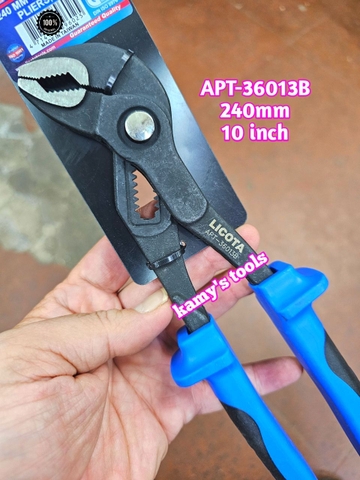 Kìm mỏ quạ 10 inch 240mm Licota APT-36013B miệng mở 0-36mm và 12 inch 300mm Licota APT-36013C mở miệng 0-46mm