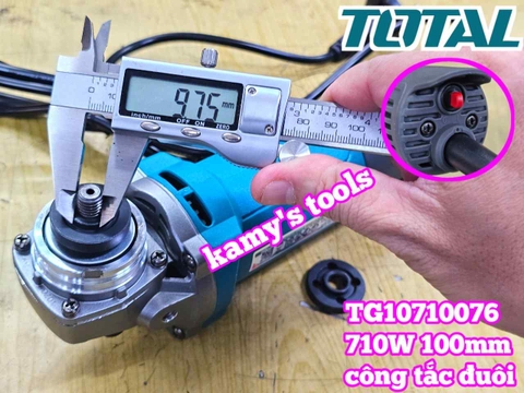 Máy mài góc Total 4 inch 100mm 710W công tắc đuôi TG10710076
