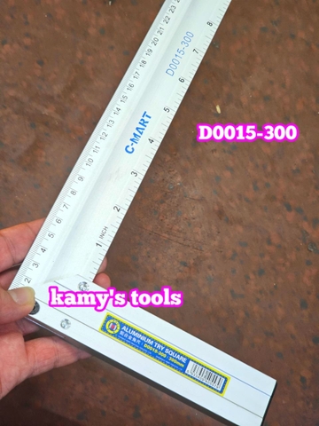 D0015-300 Thước ke góc vuông hợp kim nhôm 300mm C-mart