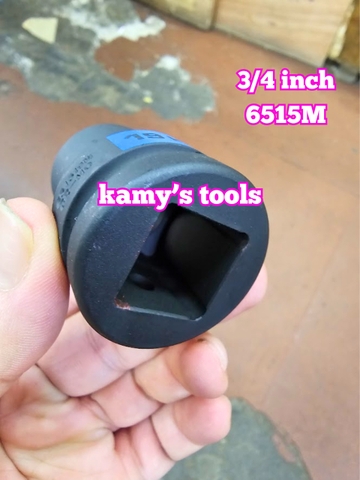 Tuýp 3/4 inch đen ngắn lục giác kingtony 16mm 17mm 18mm 19mm 20mm 21mm 651516M 651517M 651518M 651519M 651520M 651521M