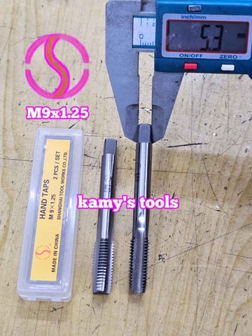 Bộ ta rô taro tạo ren trong Shanghai M9x1.25 dài 70mm SH-5209125