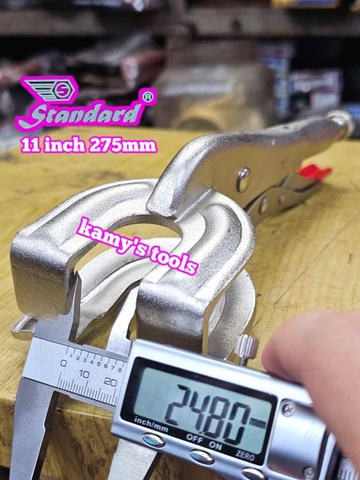 Kìm bấm chết mỏ kẹp hàn càng cua 11 inch 275mm Standard STD-200711