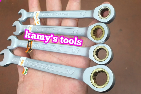 Cờ lê vòng miệng tự động Kapusi đủ kích cỡ 8mm-19mm
