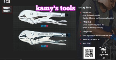 Kìm bấm chết 10 inch Kingtony 6031-10-2 mã cũ 6031-10R2 và 6031-10N