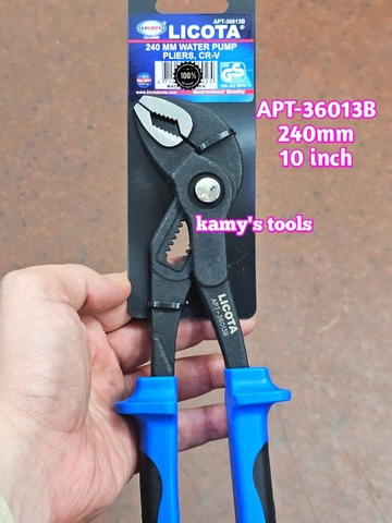 Kìm mỏ quạ 10 inch 240mm Licota APT-36013B miệng mở 0-36mm và 12 inch 300mm Licota APT-36013C mở miệng 0-46mm