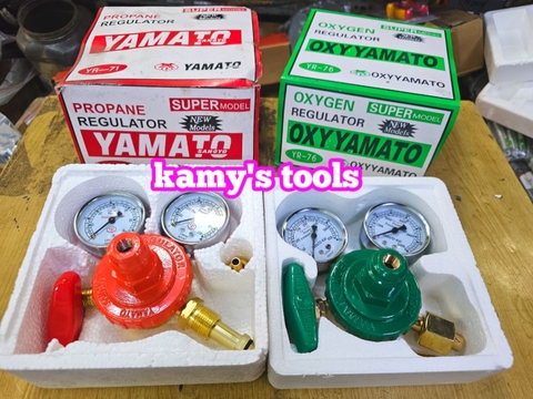 Đồng hồ oxy gas gió đá Yamato dùng cho cắt cắt kim loại